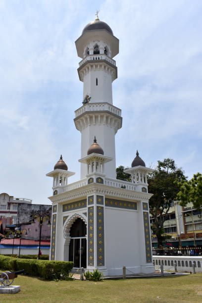 istock Minaret at the Kapitan Keling mosque in Penang 1166440033