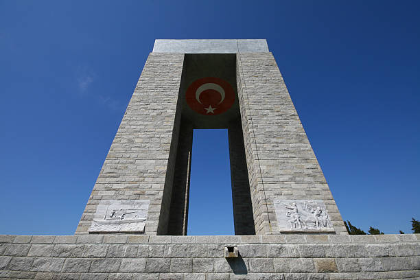 Canakkale Martyrs Memorial stock photo