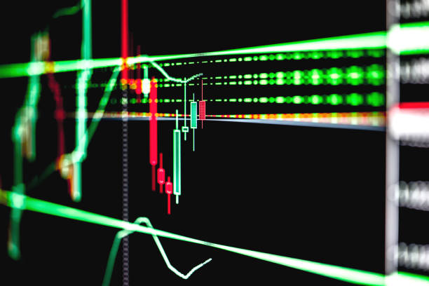 istock The price chart Japanese candle stick charts 1166443537