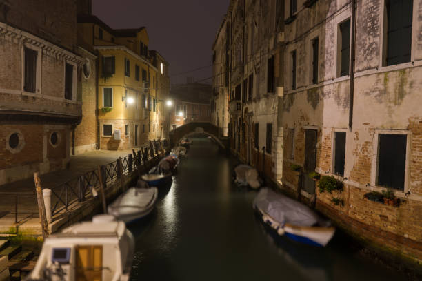 istock Venice at night, off the tourist routes. 1166448888