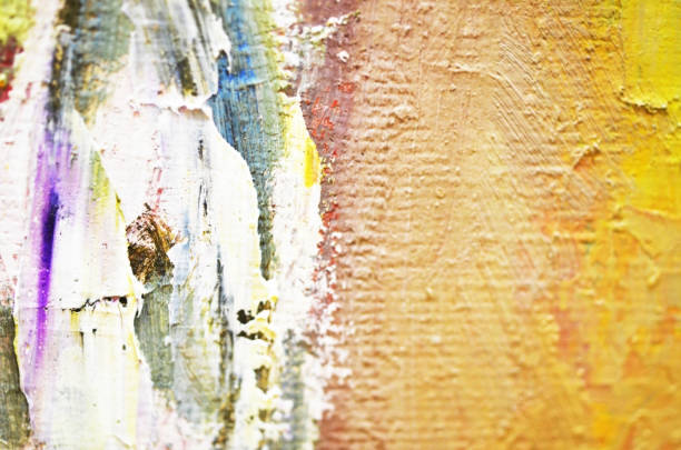 istock Artists oil paints multicolored close up abstract background. Soft focus. - Image 1166448912