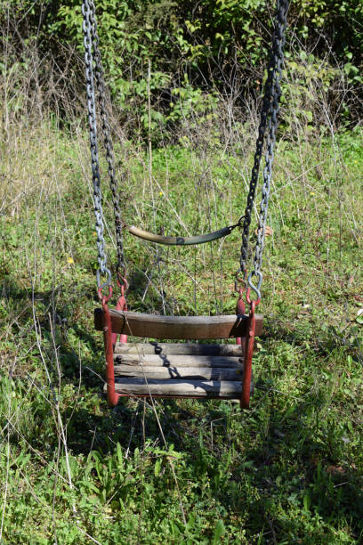 istock old swing in overgrown garden 1166448987