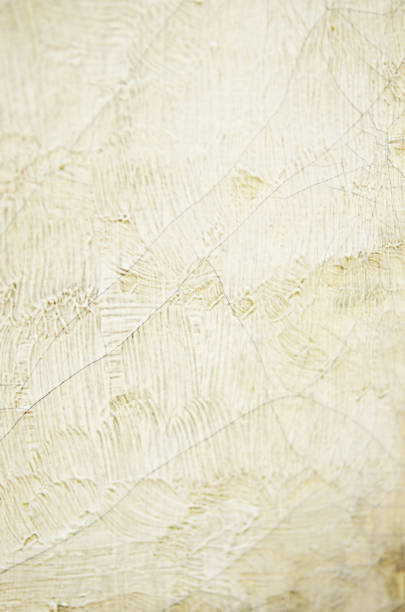 Close up old cracked Oil on canvas texture. Soft focus. - Image