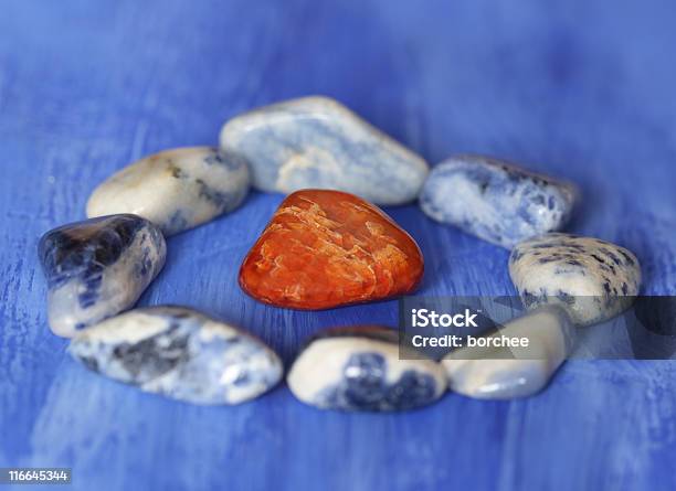 Kleine Bunte Steine Stockfoto und mehr Bilder von Achate - Achate, Alternative Medizin, Blau
