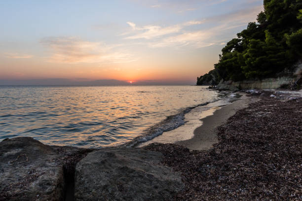 istock beach in Kassandra peninsula. Halkidiki, Greece 1166458983