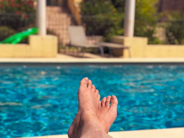 istock Feet st the Swimming Pool 1166460209