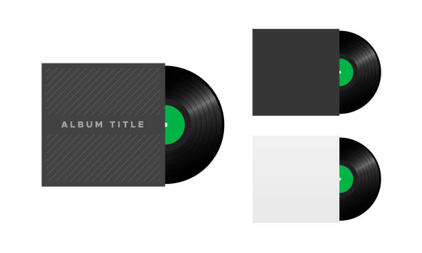 istock Vinyl Record Album Cover, Retro Music 1166461829