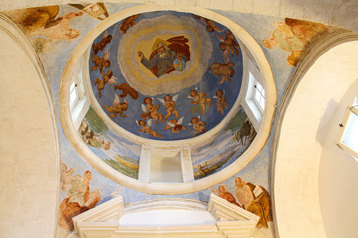 Locorotondo church in Puglia, Italy