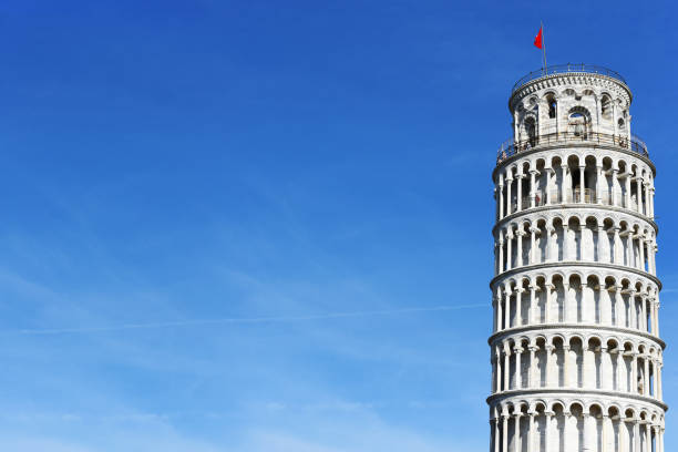 istock Leaning tower of Pisa, Italy with copy space 1166463880