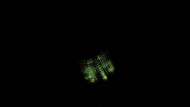 istock Green deem lights with black background photo 1166465702