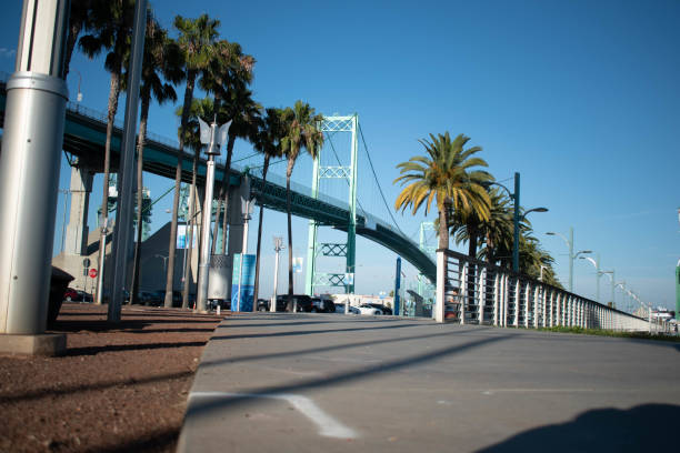 istock View of Vincent Thomas Bridge in San Pedro during day 1166468486