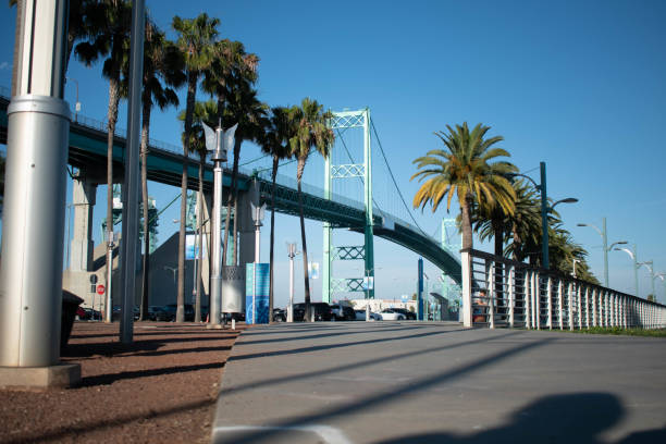 istock View of Vincent Thomas Bridge in San Pedro during day 1166468550