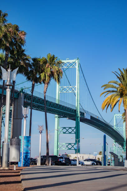 istock View of Vincent Thomas Bridge in San Pedro during day 1166468626