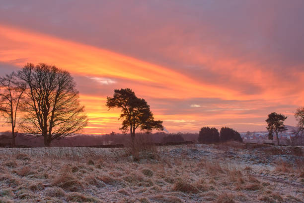 istock Sunrise on a frosty morning in Dumfries 1166468634
