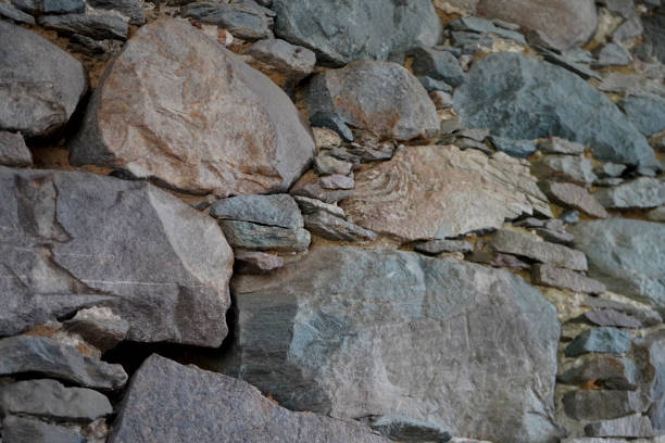 Wall made out of rocks and stones