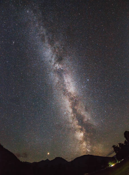 istock The Milky Way and Mars (left). Single frame. Polyana Taulu, Arkhyz 1166472922