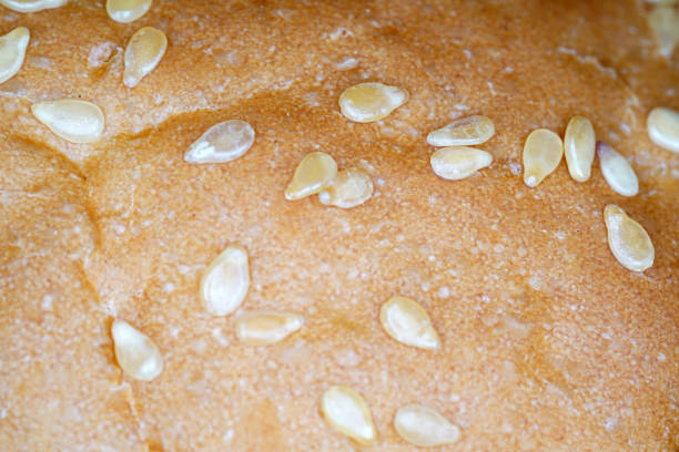 istock Sesame bun from white bread dough usually used for eating hamburgers 1166472954