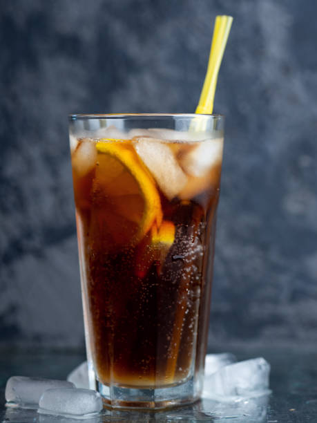 istock Classic long island iced tea, cocktails with strong drinks . Vodka,gin, rum, tequila and lemon juice with Cola and ice 1166477238