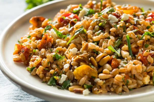 istock Homemade Healthy Farro Tomato Salad 1166484269