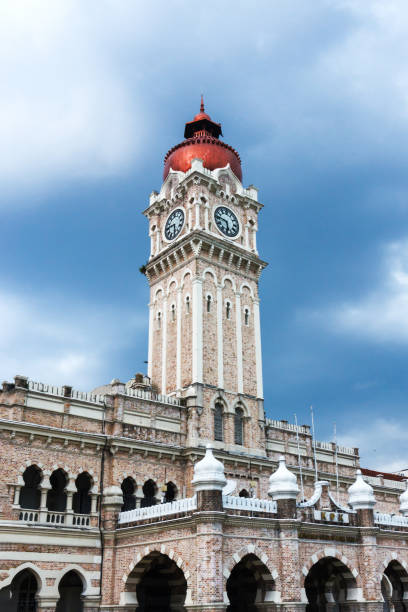 istock Clock tower of Sultan Abdul Samad. Merdeka Square in Kuala Lumpur, Malaysia 1166485179