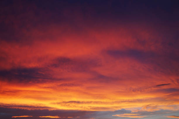 istock Bright colorful sunset with Pink and Purple Clouds 1166488866