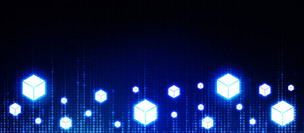 istock Decentralize Businessman future innovation blockchain technology concept token money bank bitcoin. Safe trust fintech efficiency clouds security crypto digital ai smart contract transaction protection 1166489597