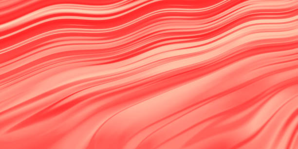 living coral wave ombre background water abstract pink peachy orange wavy liquid pattern pretty spring summer texture fractal art - coral pink abstract paint photos et images de collection