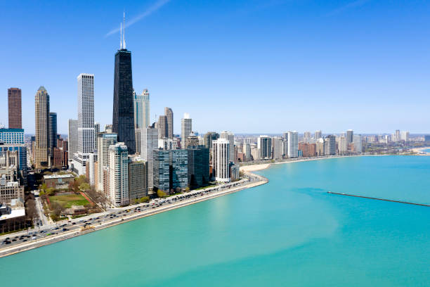 istock Chicago Cityscape, Aerial View 1166489831