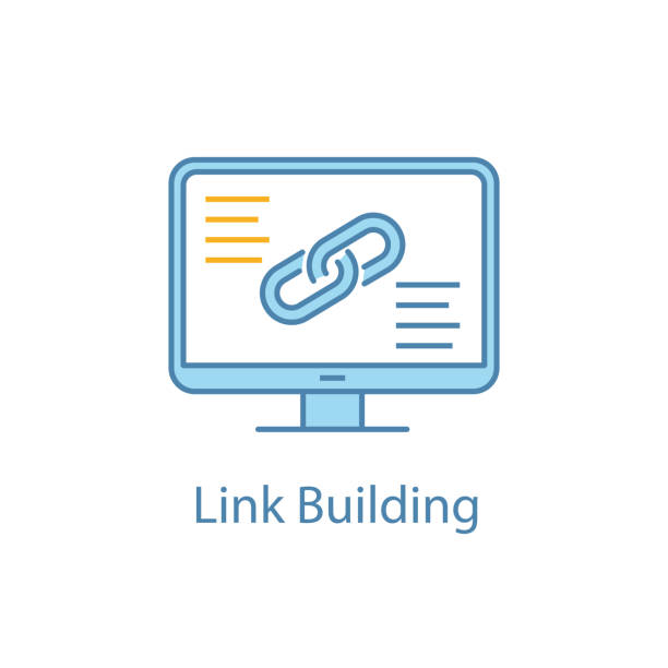 link-building-symbol - kettenglied stock-grafiken, -clipart, -cartoons und -symbole