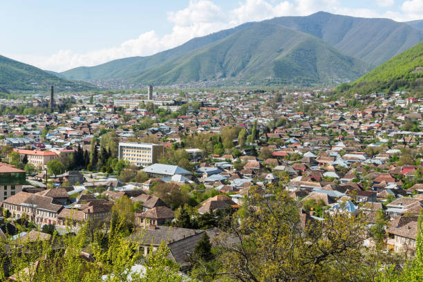 istock View over Sheki town in Azerbaijan. 1166492592