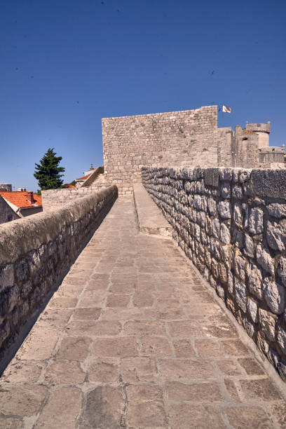istock Panorama Dubrovnik Old Town roofs . Europe, Croatia 1166495821