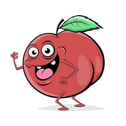 Backside Of A Funny Cartoon Apple Stock Illustration - Download Image Now - Apple - Fruit, Back, Behind - iStock Backside Of A Funny Cartoon Apple Stock Illustration - Download Image Now - Apple - Fruit, Back, Behind - iStock