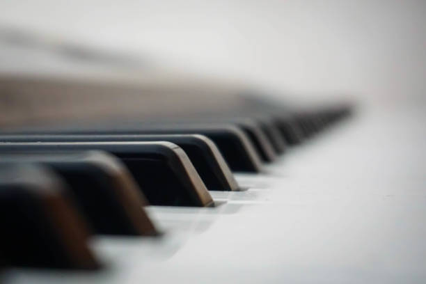 istock Black and white piano keys 1166497479
