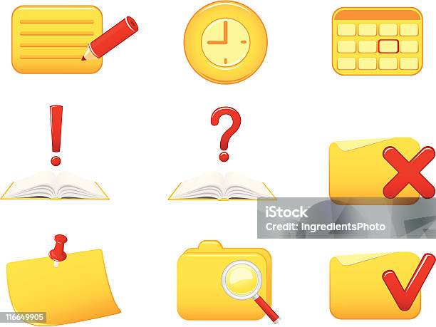 Web Icon Set Stock Illustration - Download Image Now - Book, Cut Out, Open