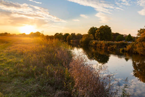 istock Beautiful River Lahn in Autumn 1166502424