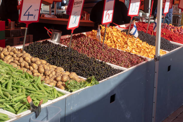 istock Vegetables at a market in Helsinki, Finland 1166504252