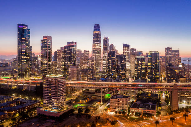 istock San Francisco Financial District at Night 1166505065