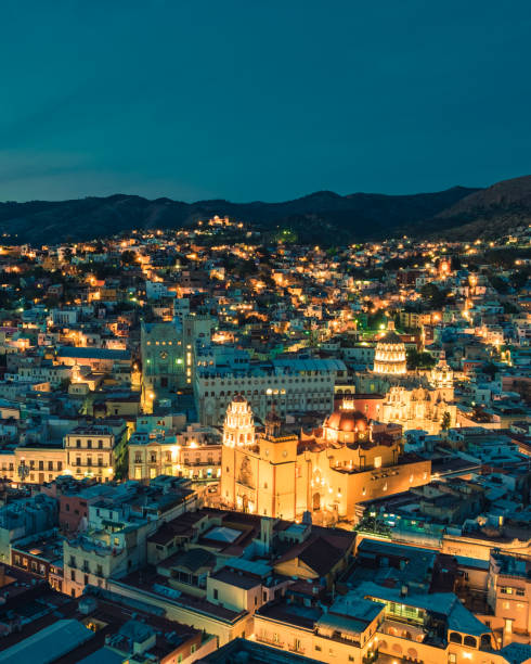 Great view in Guanajuato, Mexico stock photo