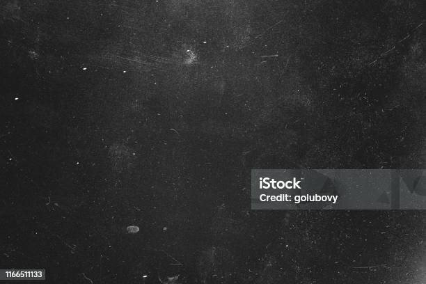 Polvo Arañazos Negro Fondo Desfligido Capa Foto de stock y más banco de imágenes de Con textura - Con textura, Efecto texturado, Papel