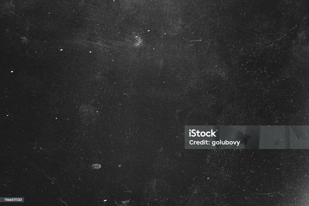 dust scratches black background distressed layer Dust and scratches design. Distressed photo editor layer. Black abstract background. Copy space. Textured Effect Stock Photo