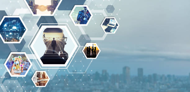 istock Business and communication concept. Advertising banner design template. 1166516816