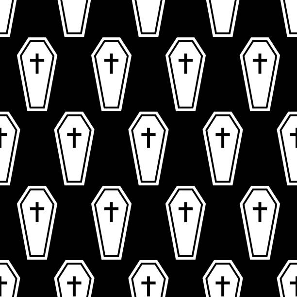 Casket Pattern 2,200+ Casket With Pattern Stock Illustrations, Royalty-Free Vector ...