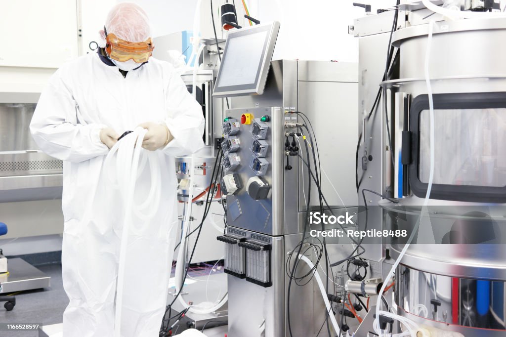 Biotechnology Cell culture laboratory of a biotechnology facility Food and Drug Administration Stock Photo