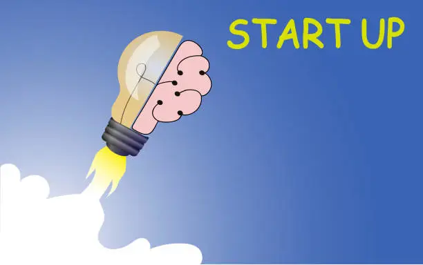 Vector illustration of Business Start up.