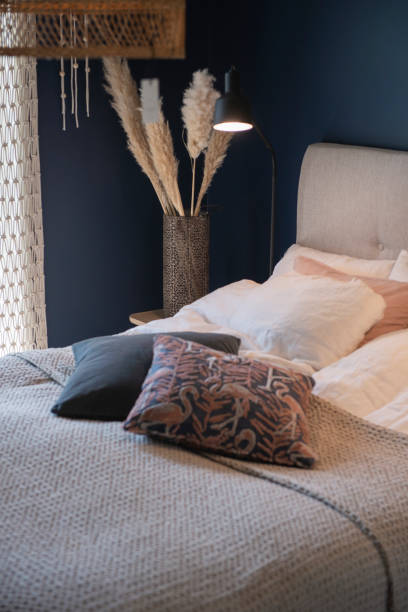 istock Scandinavian style bedroom 1166544476