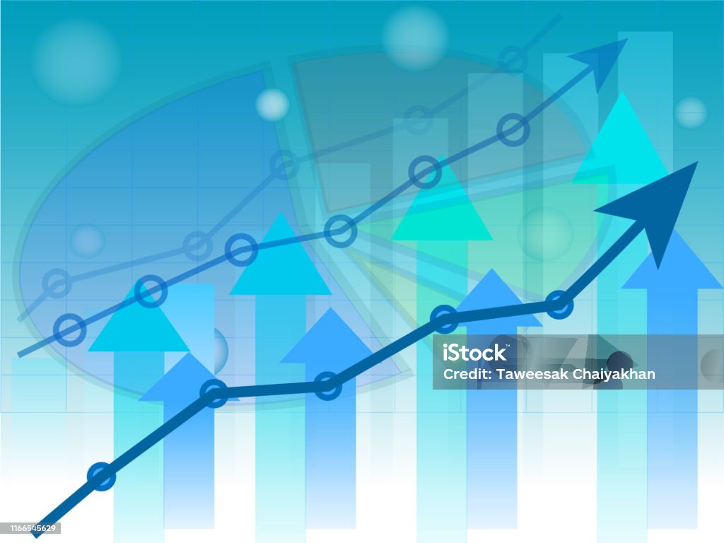 Graph With Growing Pattern Graph Money Growing Pattern Stock Illustration - Download Image Now ...