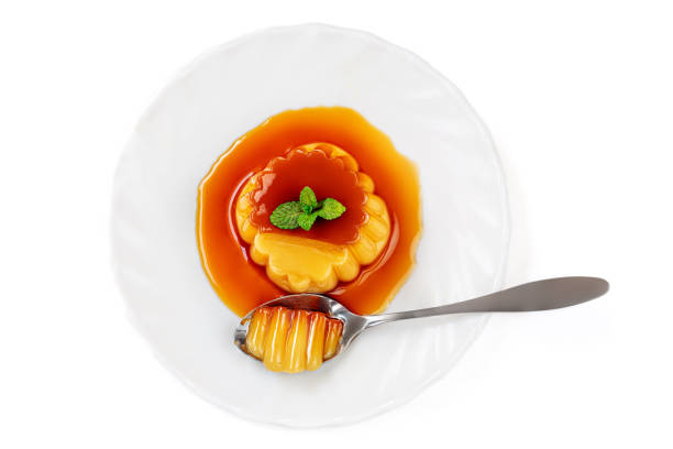 Mexican Flan with Two Spoons