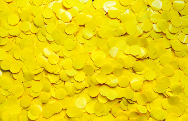 istock Festive yellow background for your design. 1166547979