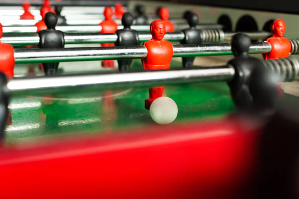 istock Detail of a table soccer game 1166552457