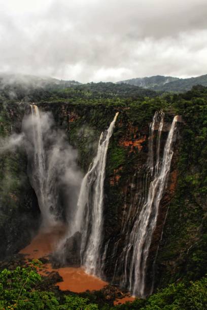 istock Jog falls waterfall in shivamogga during monsoon season 1166553848